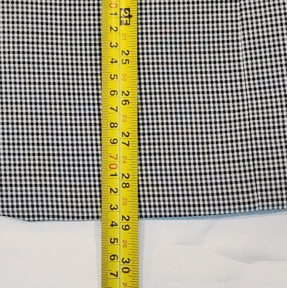 ADOLFO Sky Blue Layered Check Wool Sport Coat 38S - Picture 7 of 10